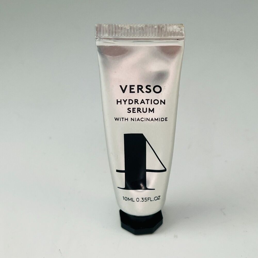 Verso N°4 Hydration Serum Hydrate Wrinkles Lines Redness Travel .35 oz 10ml New